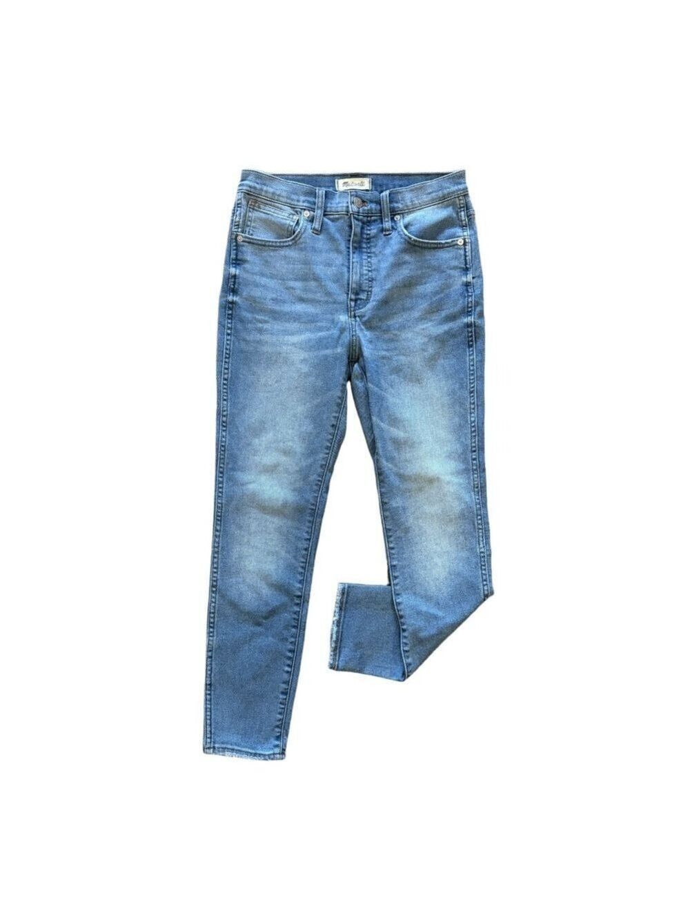 MADEWELL High Rise Ankle Straight Jeans Size 27